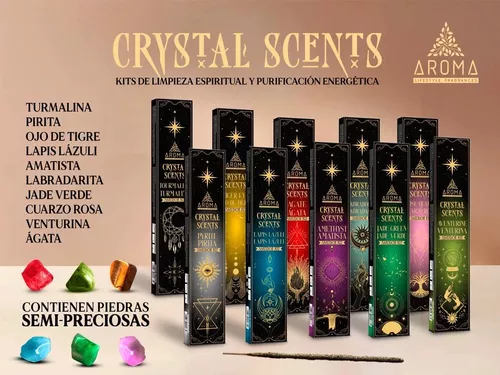Sahumerios Crystal Scents Gemas